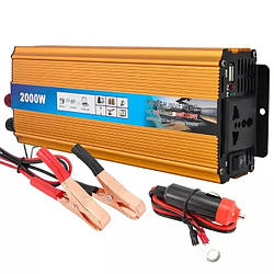 Інвертор Перетворювач напруги 12 220 2000 Вт 12 V SC2000VA 2000 W Польща для котла