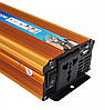 Перетворювач напруги DC/AC авто інвертор 2000Вт 12-220В SSK-2000W Чиста синусоїда, фото 5