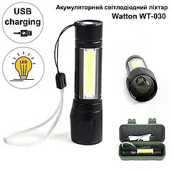 Світлодіодний кишеньковий ліхтарик Потужний ручний ліхтарик на USB