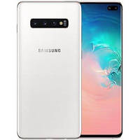 Смартфон Samsung Galaxy S10+ Duos (G975F\DS) 512Gb Ceramic White, Dynamic AMOLED, NFC, 2 сим, Гарантия 12мес