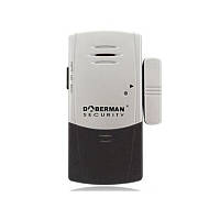 Датчик відкриття дверей із сиреною та функцією оповіщення про відвідувача Doberman Security SE-0101С, звукова сигналізація,