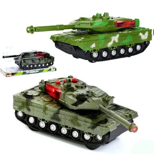 Ігровий танк інерційний СВІТЛО-ЗЕЛЕНИЙ арт. 383-21 D1, фото 1