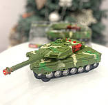Ігровий танк інерційний СВІТЛО-ЗЕЛЕНИЙ арт. 383-21 D1, фото 2