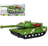 Ігровий танк інерційний СВІТЛО-ЗЕЛЕНИЙ арт. 383-21 D1, фото 3