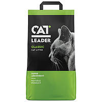 Cat Leader Classic КЕТ ЛИДЕР КЛАССИК суперпоглощающий наполнитель в кошачий туалет 5 кг