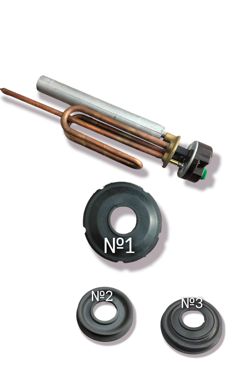 Тен для Бойлера Nova Tec 1500 Вт З Терморегулятором Та Прокладкою ...