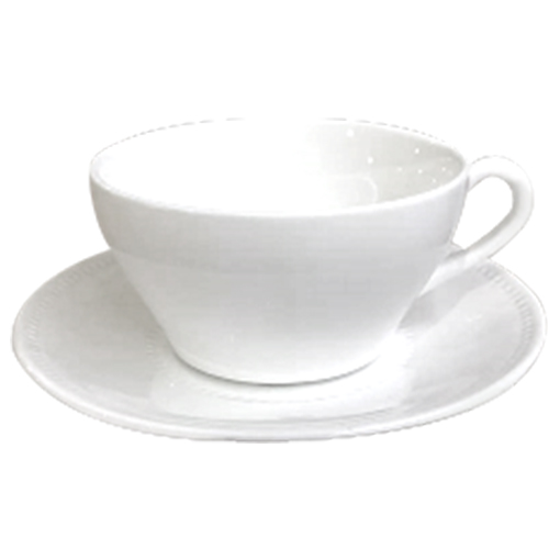 Чайний набір білий - чашка 240 мл, блюдце - 15 см