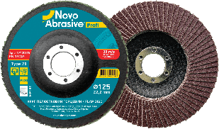 Диск пелюсток.125 P40 Profi NOVOABRAZIVE
