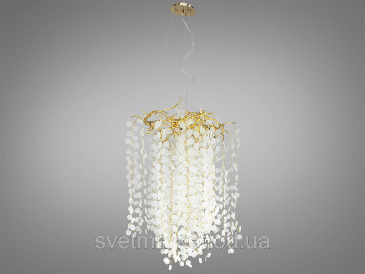 Сучасна кришталева люстра 627/600G