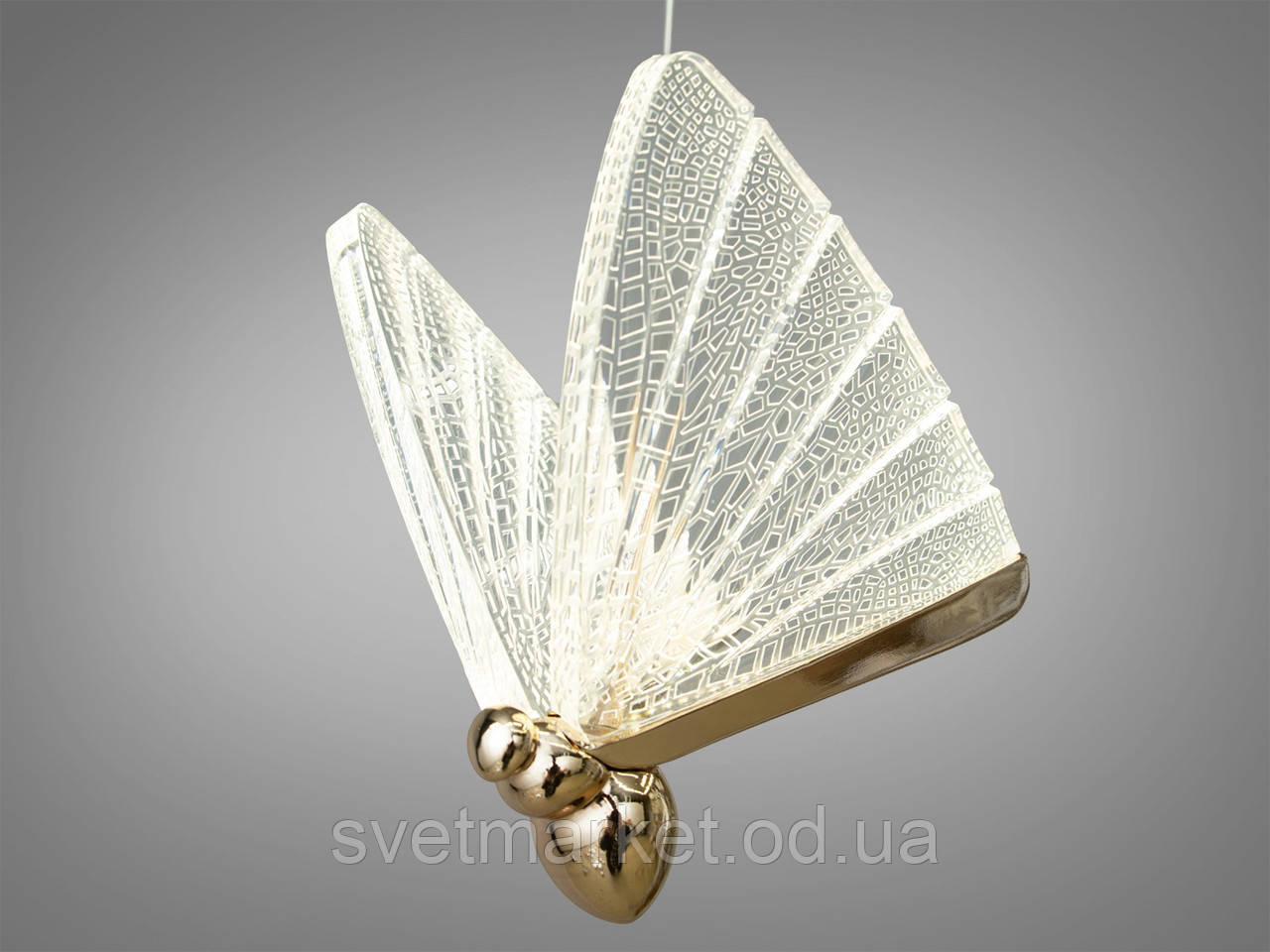 Декоративний світлодіодний підвіс "Метелик" BO-2979/1G, фото 1