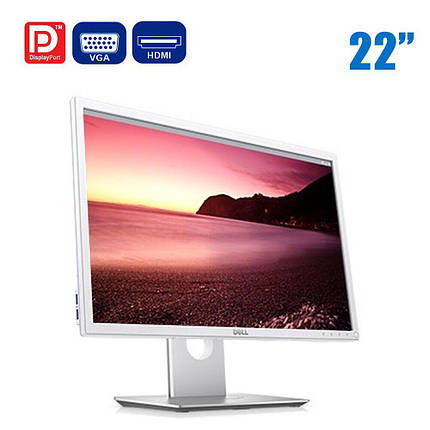 Монитор Dell P2217Wh / 22" (1680x1050) TN / HDMI, VGA, DisplayPort / VESA 100x100, фото 2