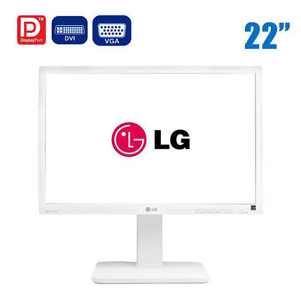 Монітор LG 22EB23PY / 22" (1680x1050) TN / VGA, DVI, DisplayPort / Вбудовані колонки 2x 1W, фото 2