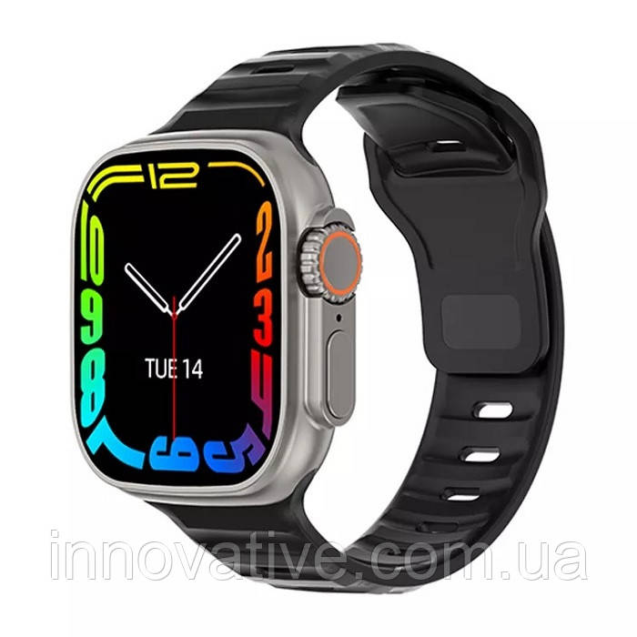 Розумний годинник NO.1 DT8 Ultra 49 mm з підтримкою дзвінків (Чорний)