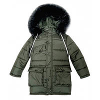 Куртка зимова дитяча Best Boss хакі ріст 122 см 1073a122