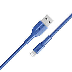 Кабель Promate xCord-Ai USB to Lightning 2А 1 м Navy (xcord-ai.navy)