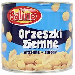 Арахіс солений ж/б Саліно Salino 150g 6шт/ящ (Код: 00-00013290)