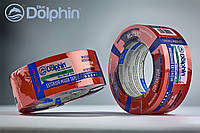 Малярная лента ПВХ (скотч) Blue Dolphin CONTRACTOR 48 мм х 50 м красная (60 дней)