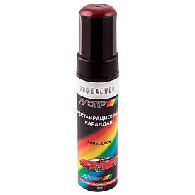 Олівець для авто Daewoo колір 70U червоний металік Motip 12мл
