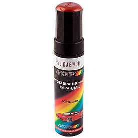 Олівець для авто Daewoo колір 75U помаранчевий металік Motip 12мл