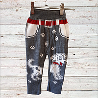 Гамаші дитячі сірі "Далматинець"