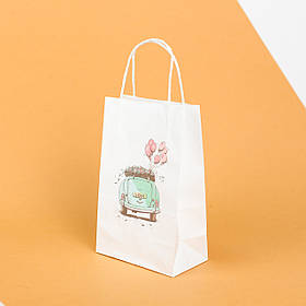 Пакет подарунковий з любов'ю 150*90*240 Весільні пакети для короваю Пакет з романтичним малюнком