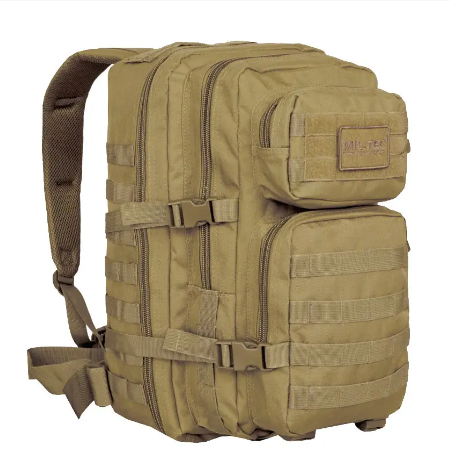 Тактичний рюкзак MIL-TEC Tactical Assault, 36 літрів, рюкзак для військових, колір койот, Німеччина