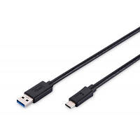 Новинка Дата кабель USB 3.0 Type-C to AM 1.0m Digitus (AK-300136-010-S) !