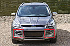 Решітка бампера (комплект) Форд Куга  - Ford Kuga 2013-2016, фото 5