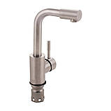 Змішувач для умивальника WEZER EKO1B-01, сатин, фото 2