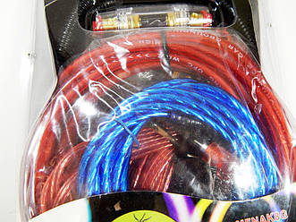 Набір дротів для підсилювача/сабвуфера 1200 Вт Spider