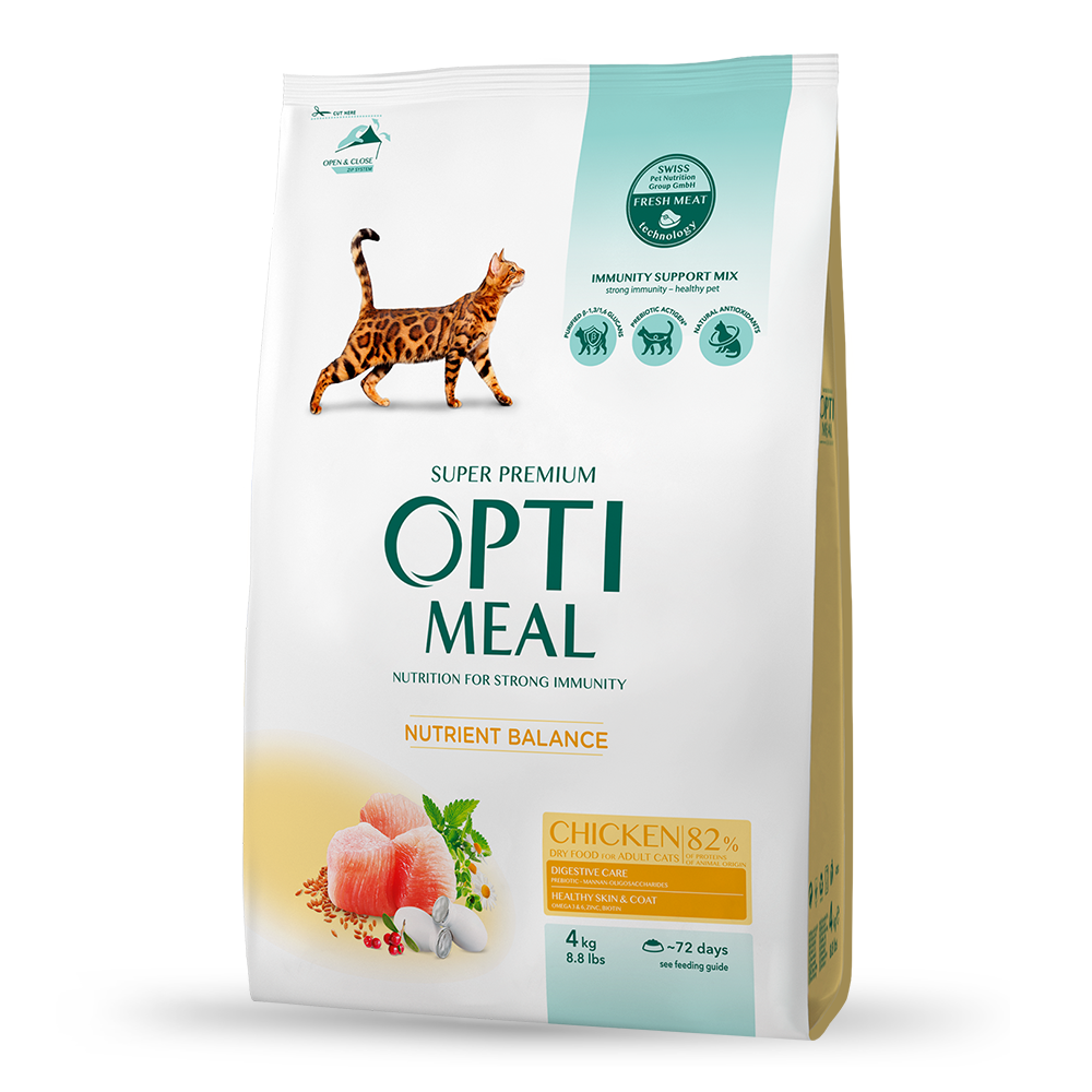 Optimeal Chicken 10кг - корм для кішок з куркою