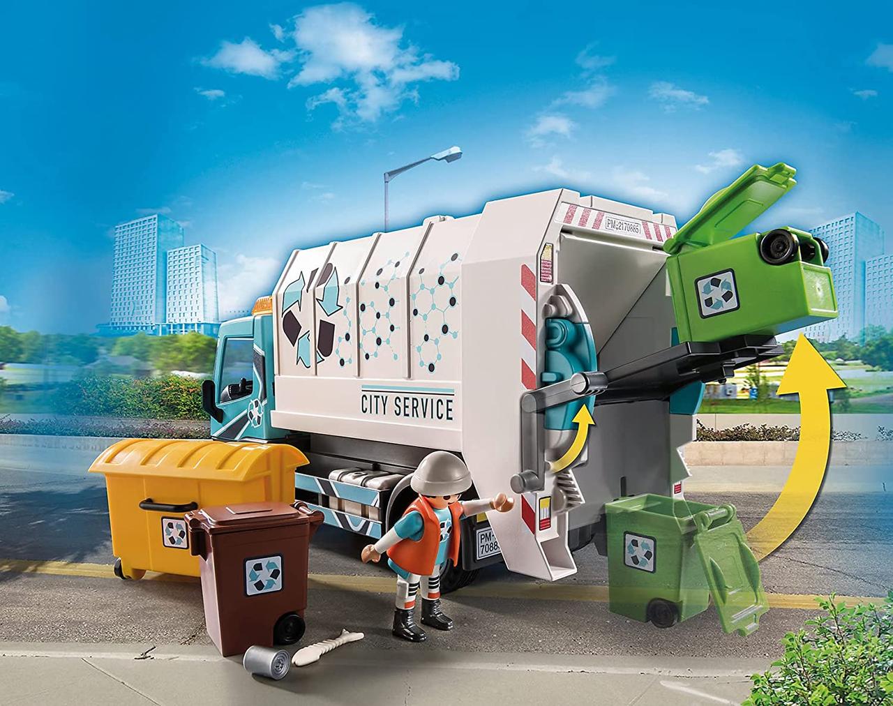 Плеймобил 70885 мусоровоз PLAYMOBIL City Recycling Truck - фото 7 - id-p1735995731