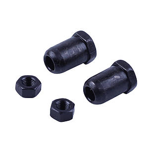 Гвинти регулювання клапанів + гайки к-т на 2 клапани: 4 елементи - 168F