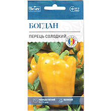 Насіння перцю жовтого, раннього "Богдан" (0,3 г) від ТМ "Велес"