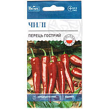 Насіння перцю гострого, середньораннього "Чилі" (0,3 г) від ТМ "Велес"