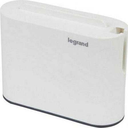 Блок Legrand Кутовий 2х2К бокові розетки 6А з USB A+C Білий/Сірий (049401), фото 2