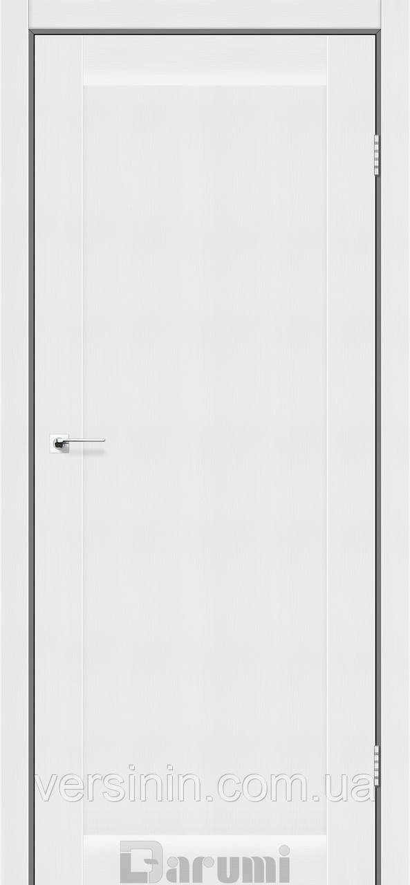 Двері міжкімнатні Darumi Senator глухе полотно [МДФ] Білий Мат, фото 1