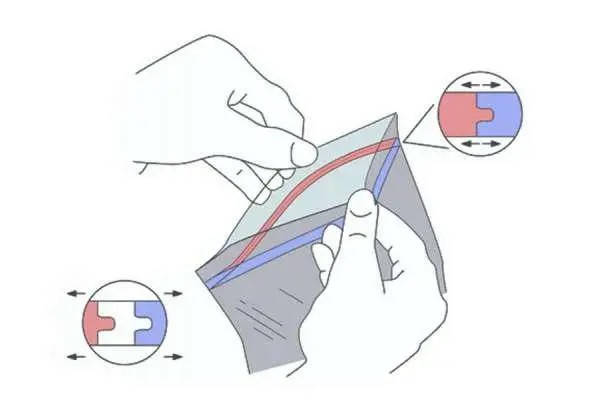 Зип Лок пакет для упаковки и хранения мелких деталей 10х10 см. с