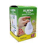 Світлодіодна лампочка 12w Almina DL-2024, лампочка з вбудованим акумулятором, фото 6