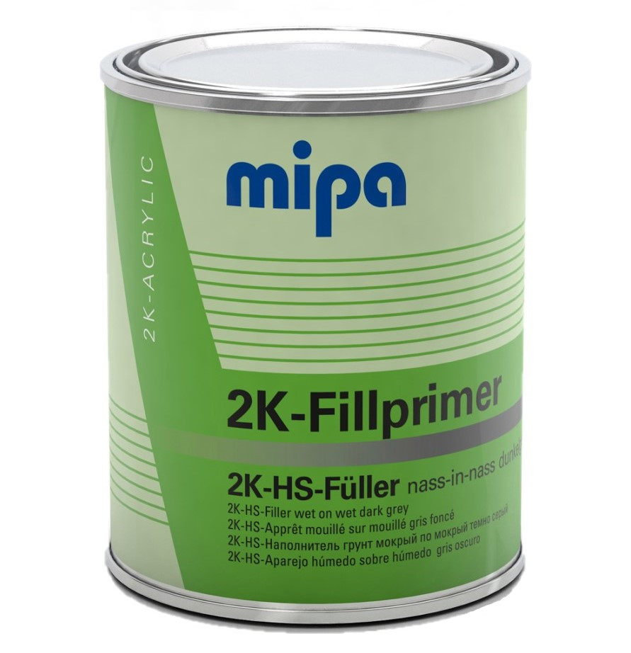 Грунт акриловий Mipa HS Fillprimer світло-сірий 1л, фото 1