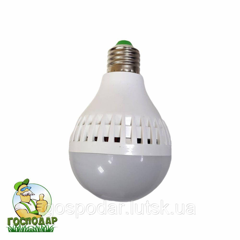 Світлодіодна лампочка 12w Almina DL-2024, лампочка з вбудованим акумулятором, фото 1