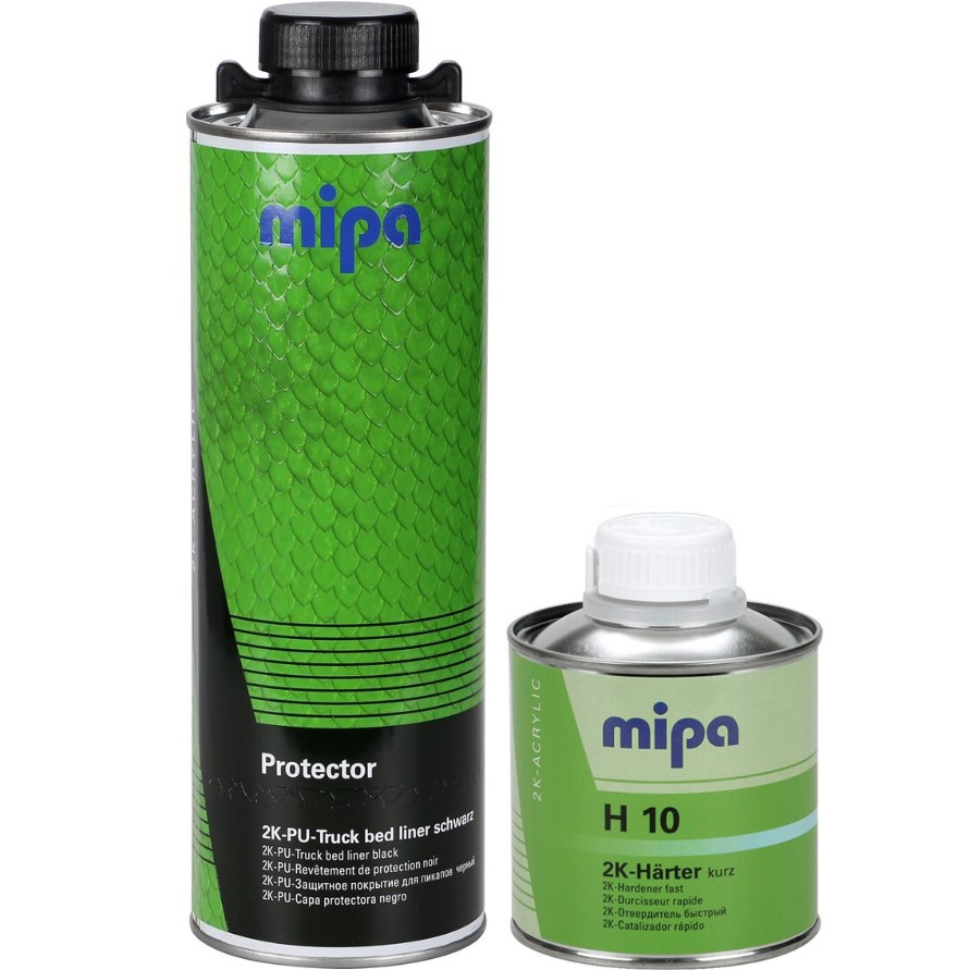 Захисне покриття Mipa Protector чорне 0.75 л + затверджувач H10 0.25 л