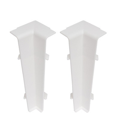 Соединительная Фурнитура к Плинтусу 75 Мм Угол Внутренний, Белый ...