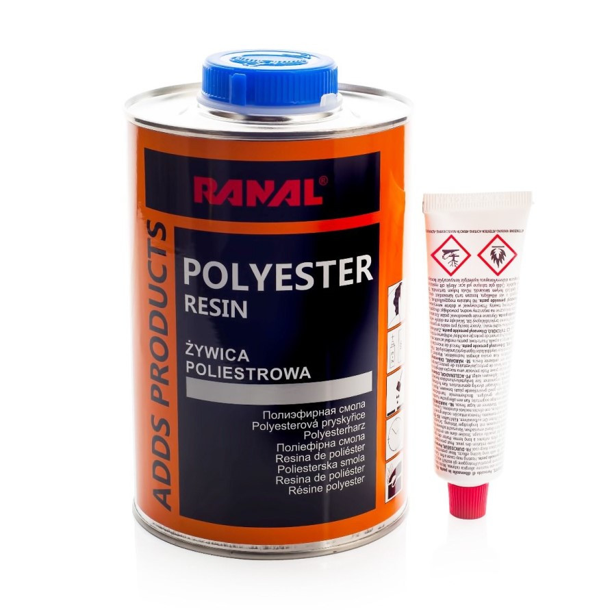 Смола поліефірна Ranal Polyester Resin 1 кг + затверджувач 0.45 кг