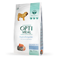 Optimeal Dog Hypoallergenic 12 кг корм для собак середніх та великих порід з лососем