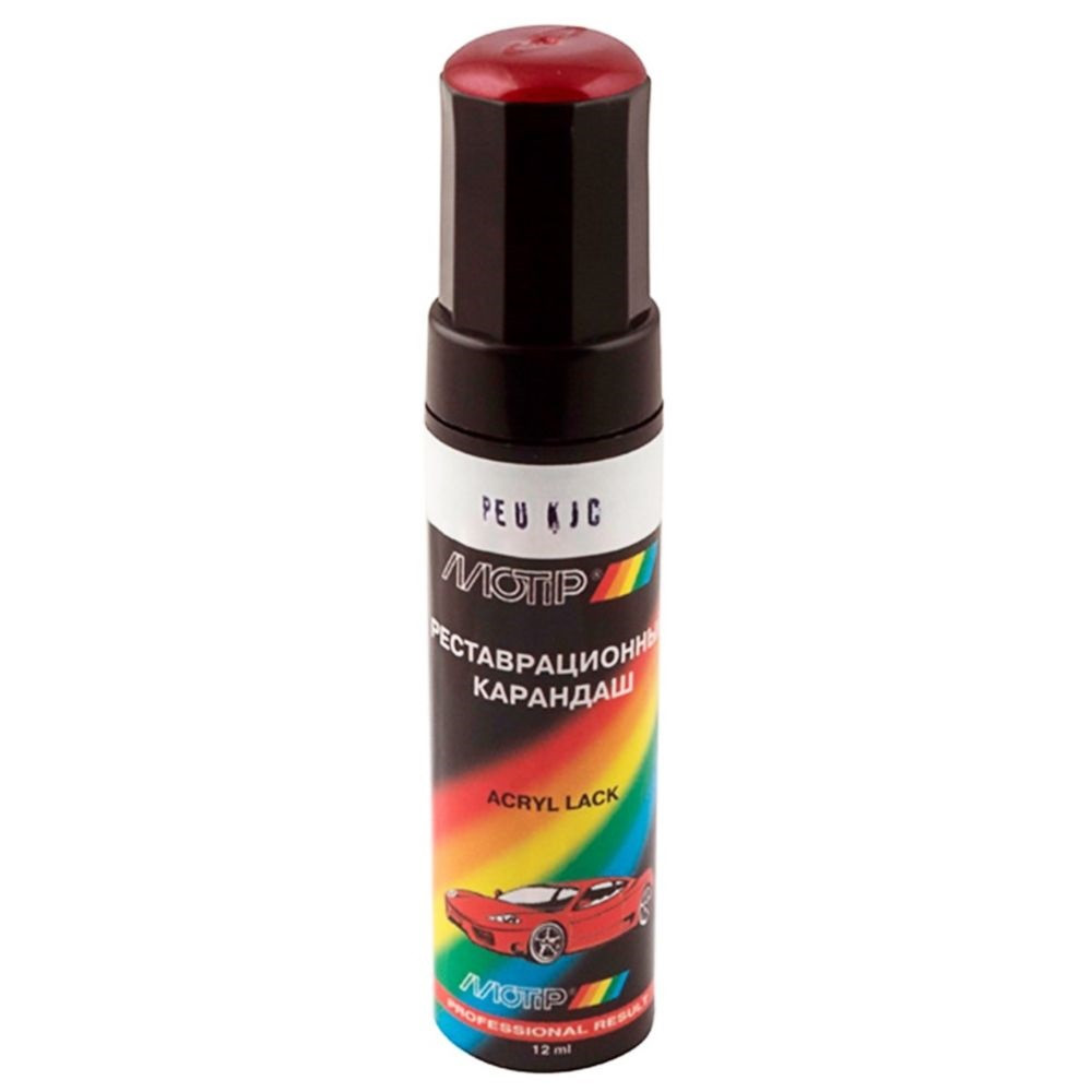 Олівець для авто Peugeot колір KJC червоний металік Motip 12мл