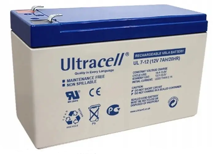 Акумулятор Ultracell 12В/7А