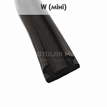 Вставка ПВХ (W) сепараційна (Міні) чорна