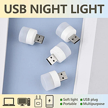 USB LED лампочка холодне світло, фото 4