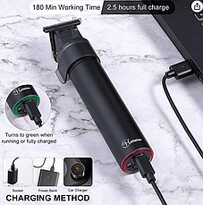 Професійний тример Hatteker Professional Trimmer Black (SK-113-BL), фото 4
